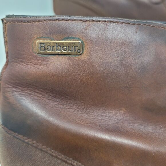 Barbour Readhead Redhead Waxy Leather Chukka Boots Men\'s Brown US Size 11.5 main image 8